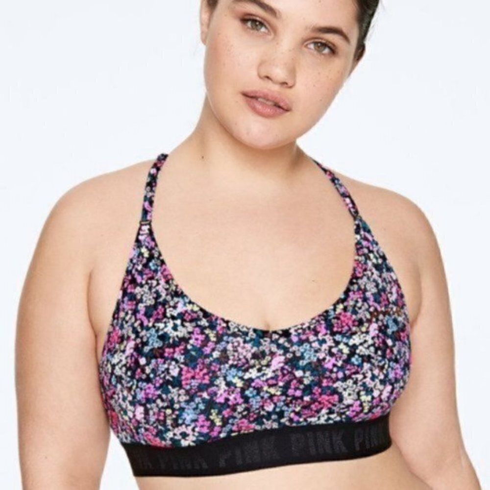 VS PINK ULTIMATE LIGHTLY LINED STRAPPY-BACK BRA